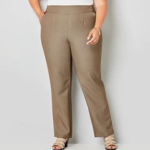 Avenue Luxe Cool Hand Straight Leg Pull On Pant